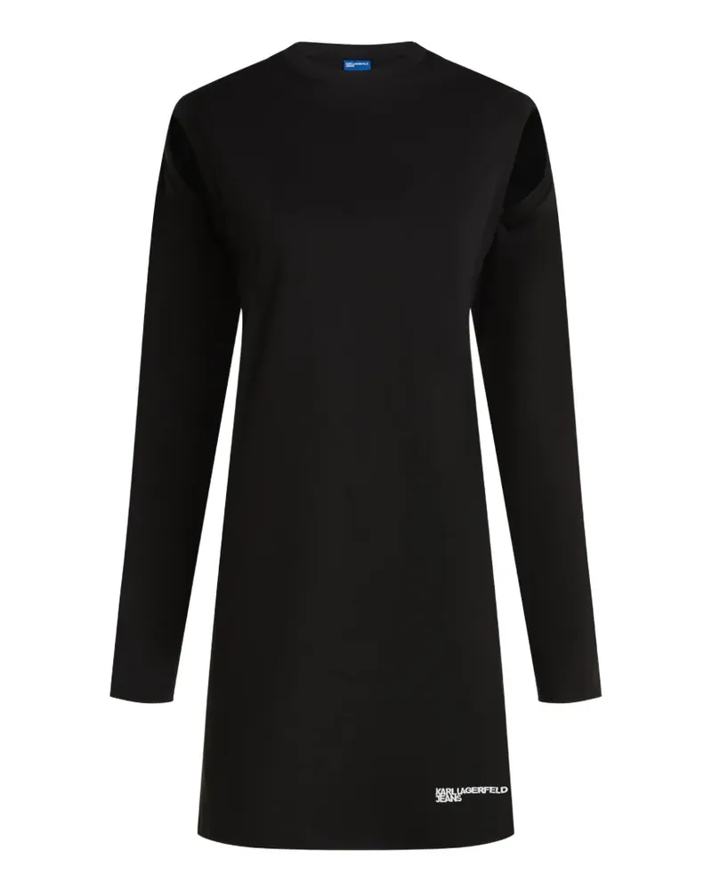 Karl Lagerfeld Kleid mit Cut-Outs - Schwarz Schwarz