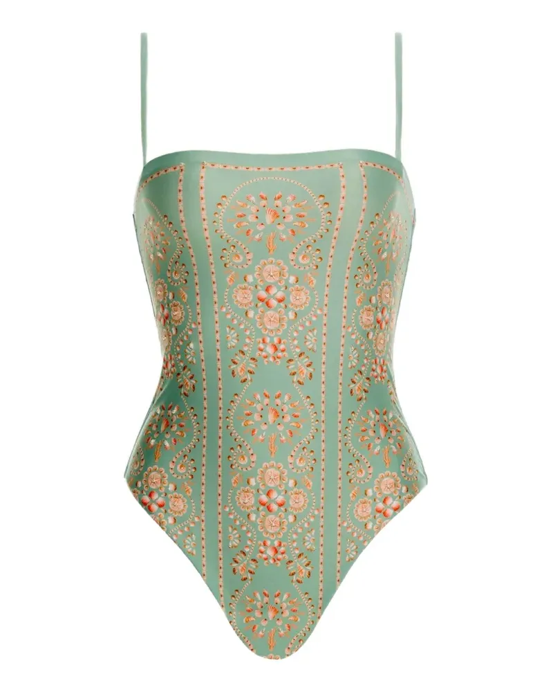 AGUA BENDITA Durazno Playa swimsuit - Grün Grün