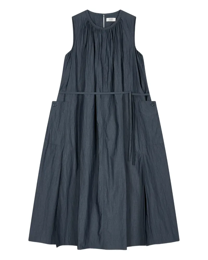 STUDIO TOMBOY Ärmelloses Kleid mit Falten - Blau Blau