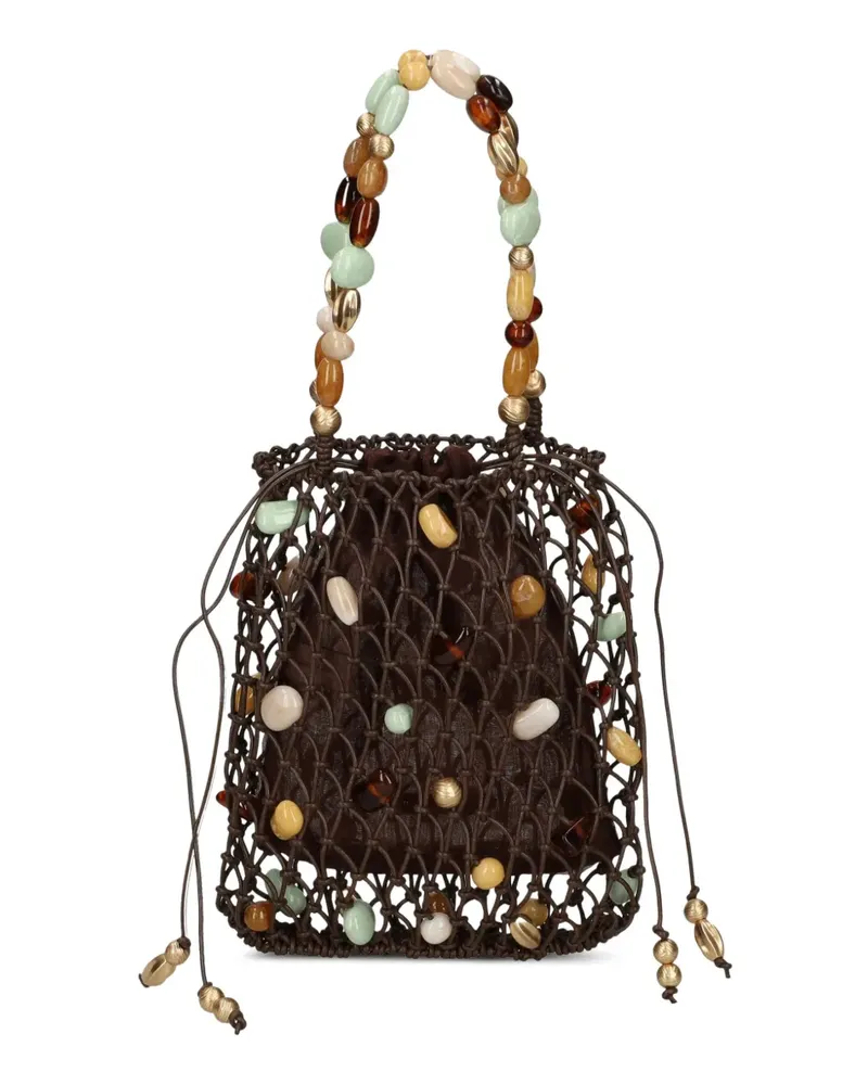 Cult Gaia Mercier Mini-Tote Bag - Braun Braun