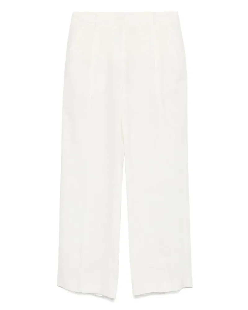 LARDINI Hose aus Leinen - Weiß Weiß