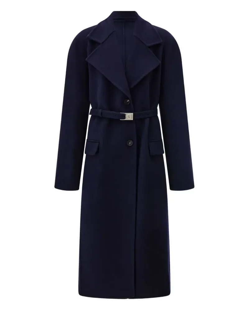 Ferragamo belted coat - Blau Blau