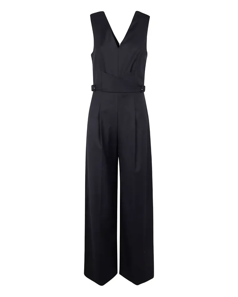 Blumarine Jumpsuit mit Gürtel - Schwarz Schwarz