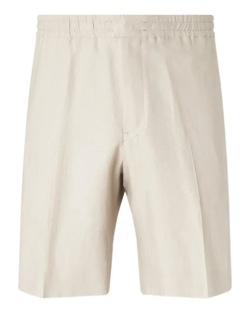 Ermenegildo Zegna Oasi Lino Shorts - Weiß Weiß