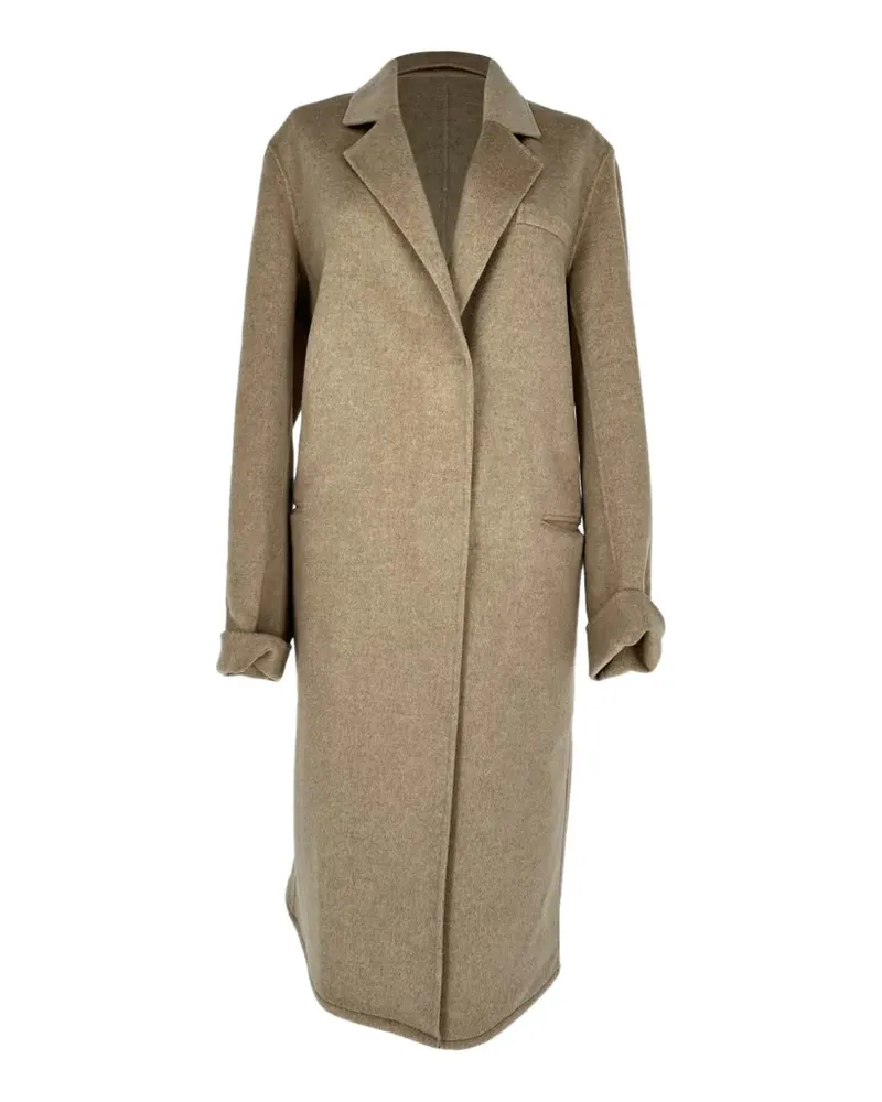 Joseph hidden-buttoned coat - Nude Nude
