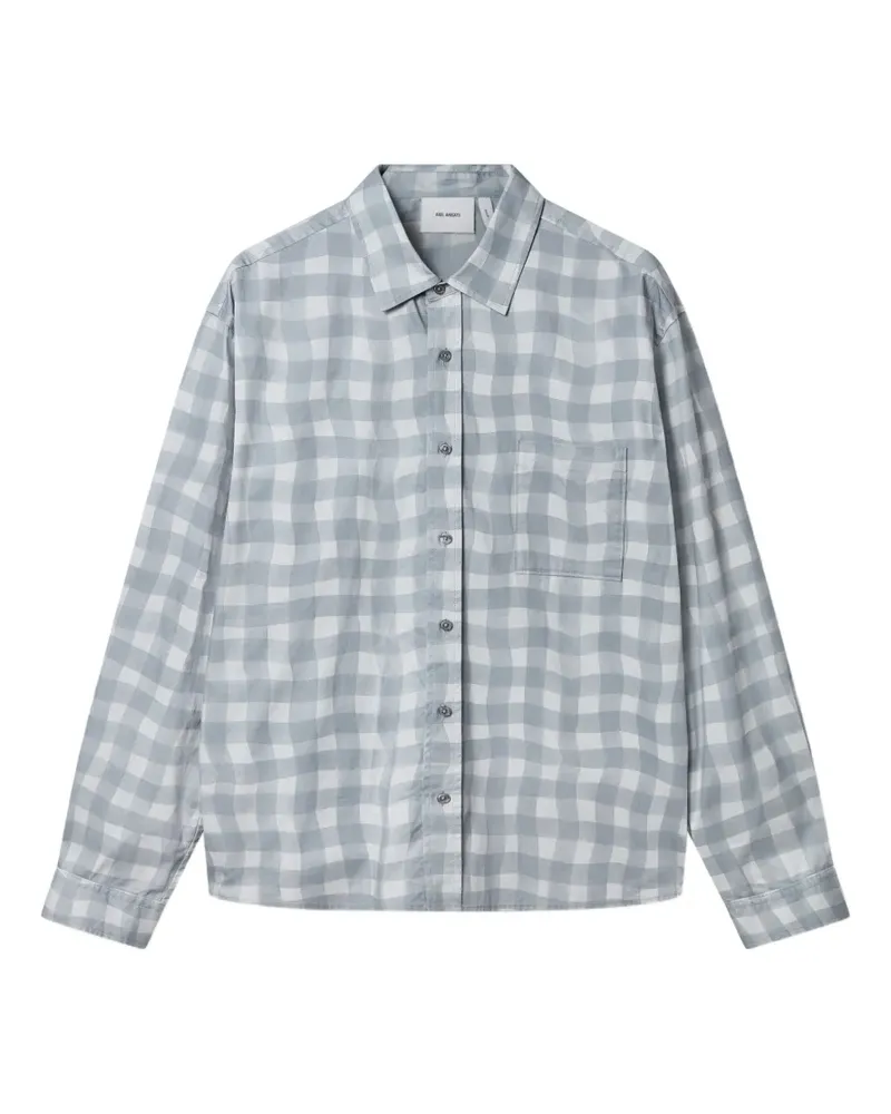 Axel Arigato Distort Hemd mit Vichy-Karo - Blau Blau
