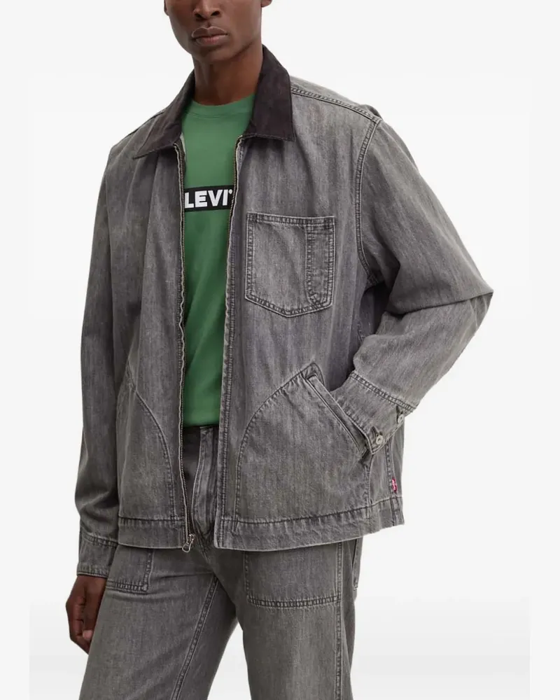 Levi's Jacke mit Reißverschluss - Grau Grau