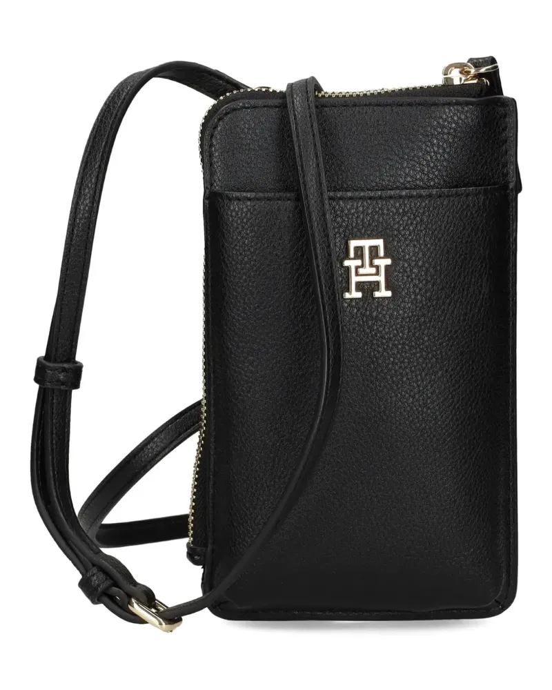 Tommy Hilfiger Handytasche mit Logo-Schild - Schwarz Schwarz