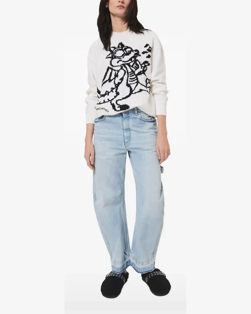Stella McCartney Year of the Dragon oversized jumper - Nude Nude