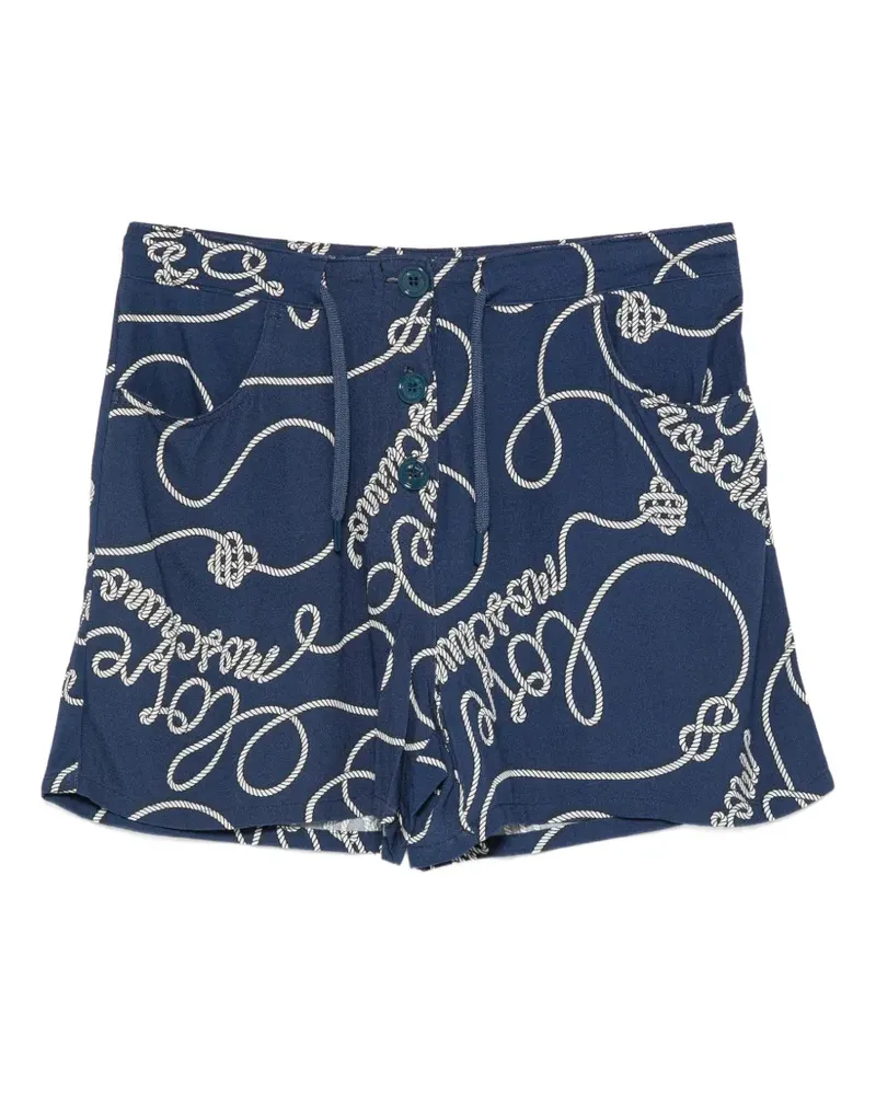 Moschino Shorts mit Kordelzug - Blau Blau