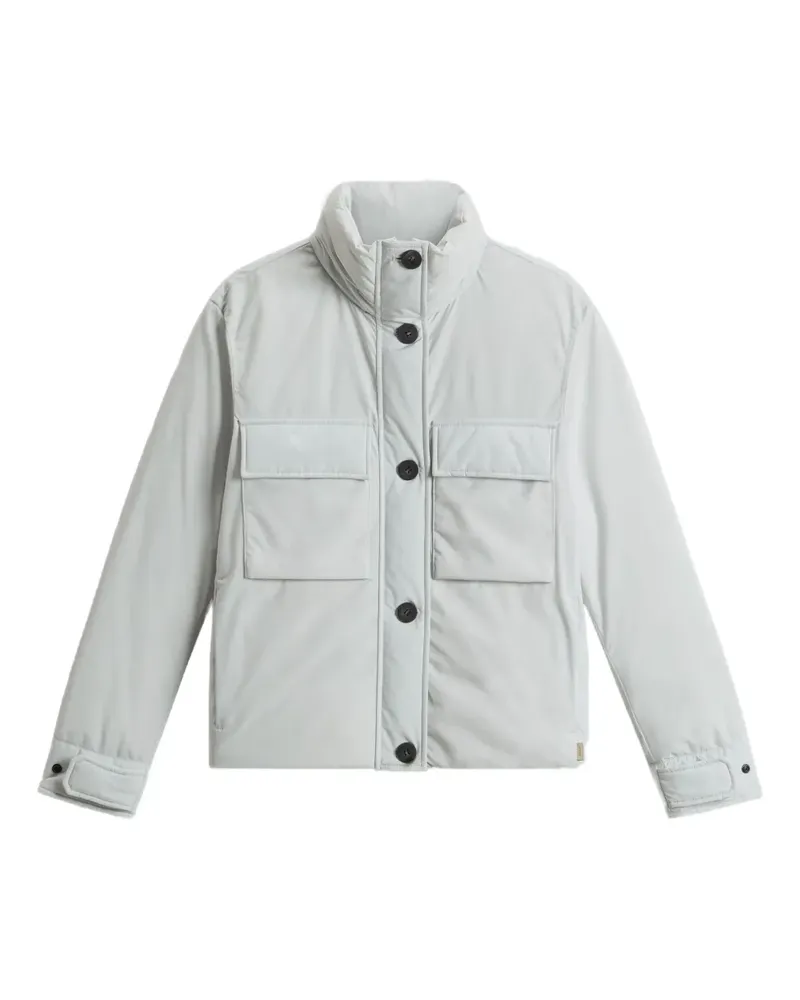 Woolrich Hoodie mit Klappentasche - Blau Blau