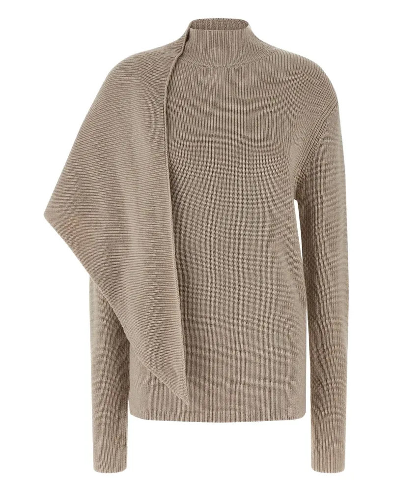 Entire Studios Gewickelter Rollkragenpullover - Nude Nude