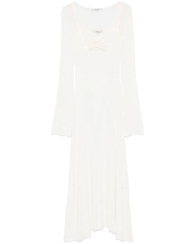 MANURÍ Nina Maxikleid - Weiß Weiß