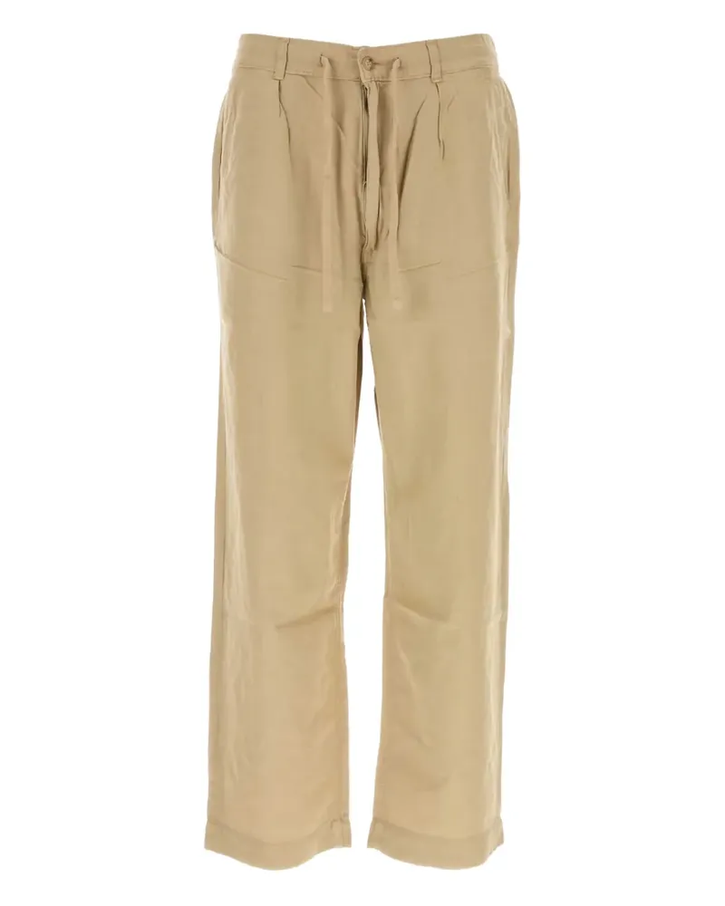 Ralph Lauren Hose aus Leinengemisch - Nude Nude