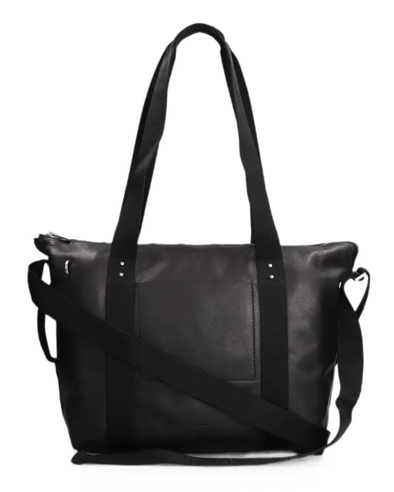 Rick Owens large Trolley grainy tote bag - Schwarz Schwarz