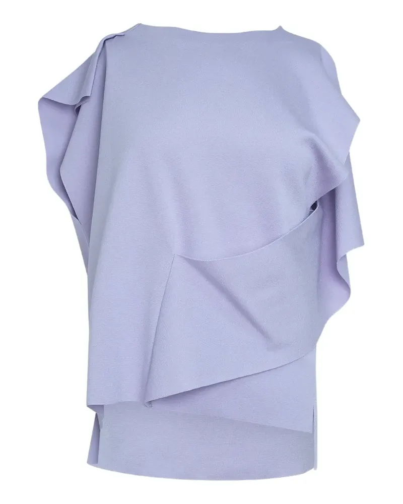 CFCL AC Milan asymmetric draped top - Violett Violett
