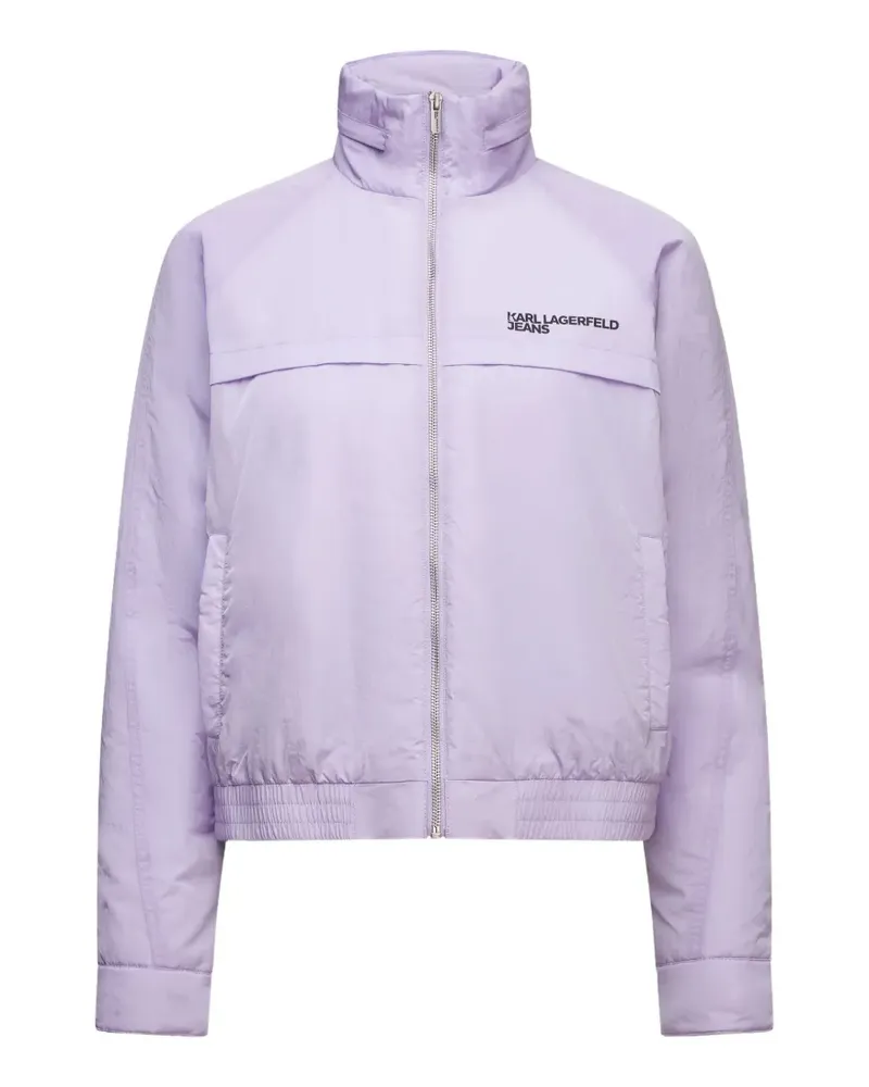Karl Lagerfeld Gefütterte Kapuzenjacke - Violett Violett