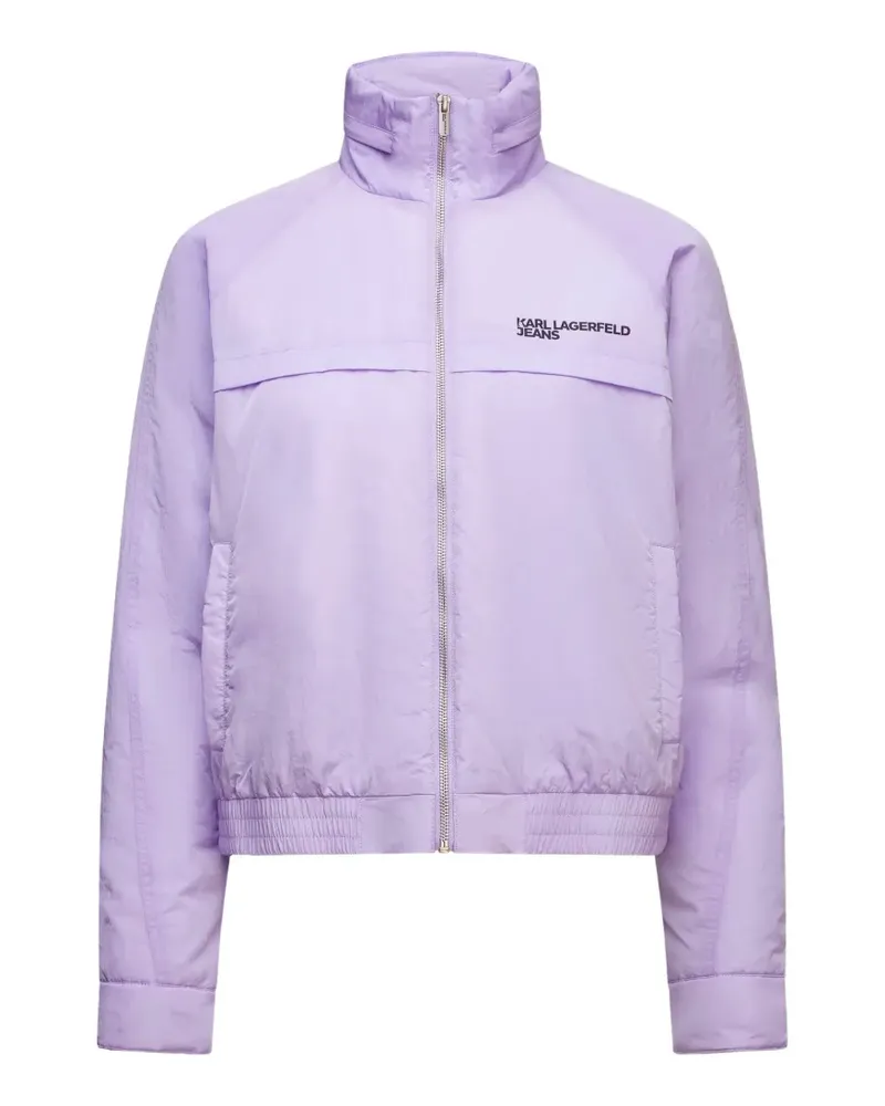 Karl Lagerfeld Gefütterte Kapuzenjacke - Violett Violett