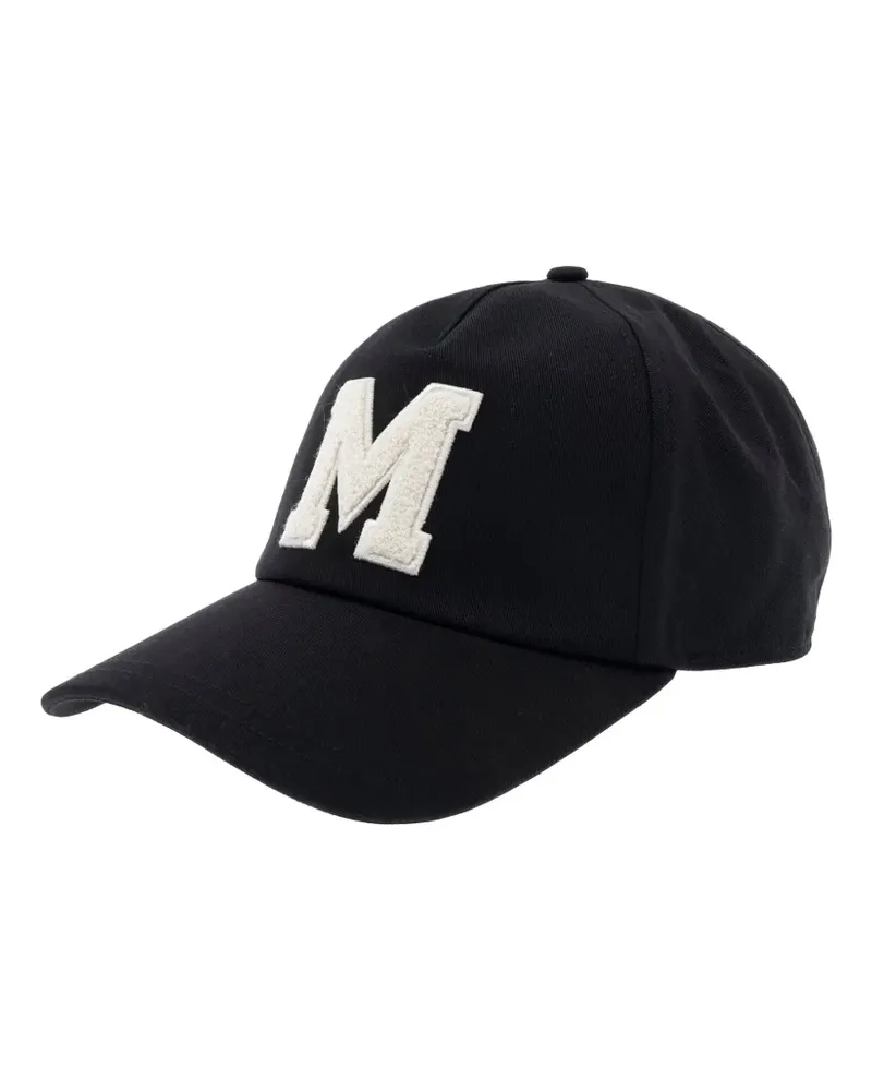 Moncler logo-patch baseball cap - Schwarz Schwarz