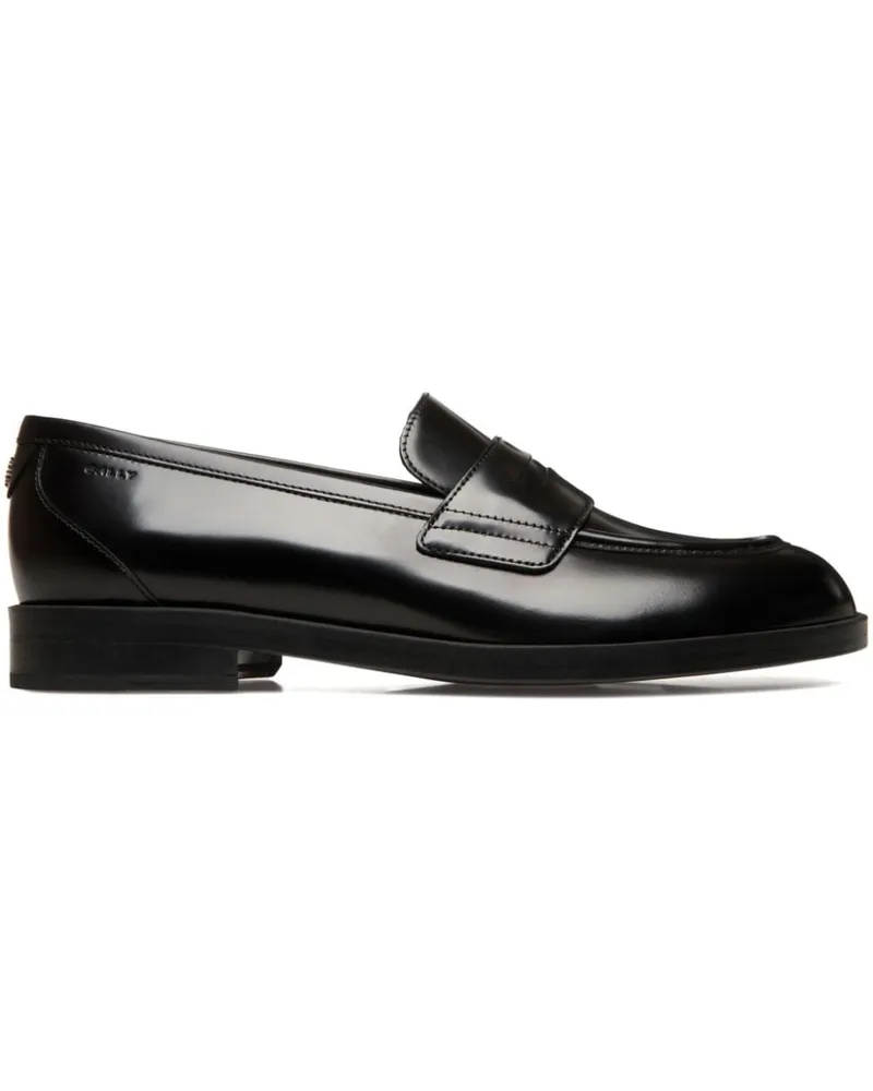 Bally Loafer mit Logo-Schild - Schwarz Schwarz