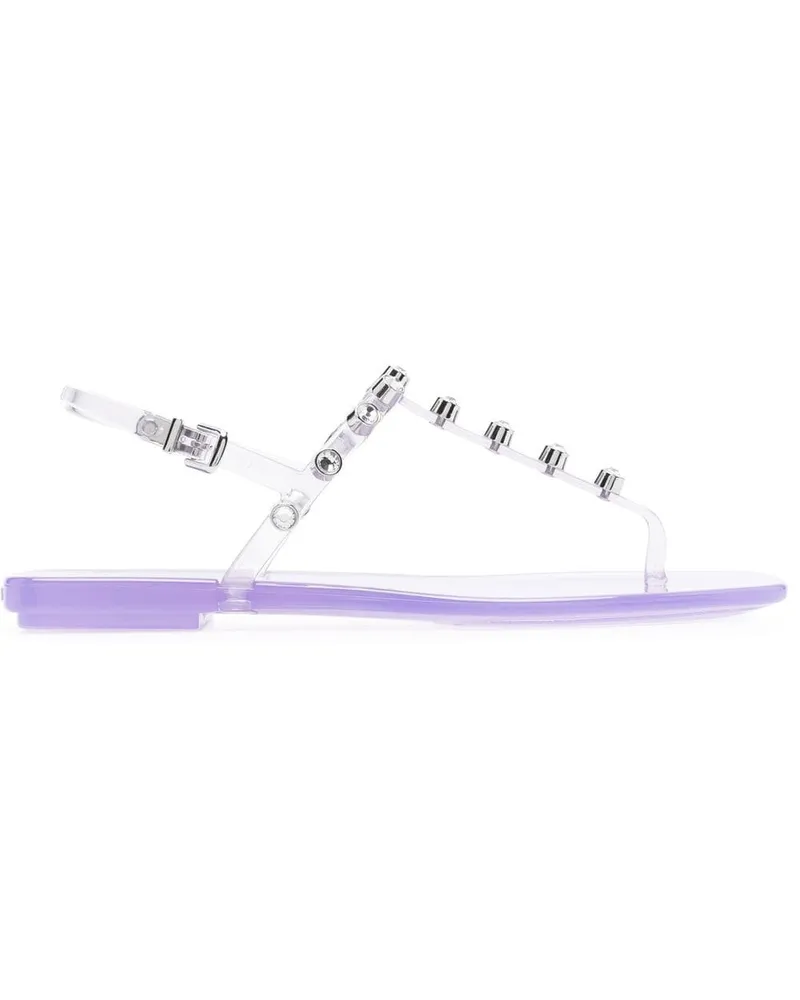 Sergio Rossi Sandalen mit Kristallen 15mm - Violett Violett
