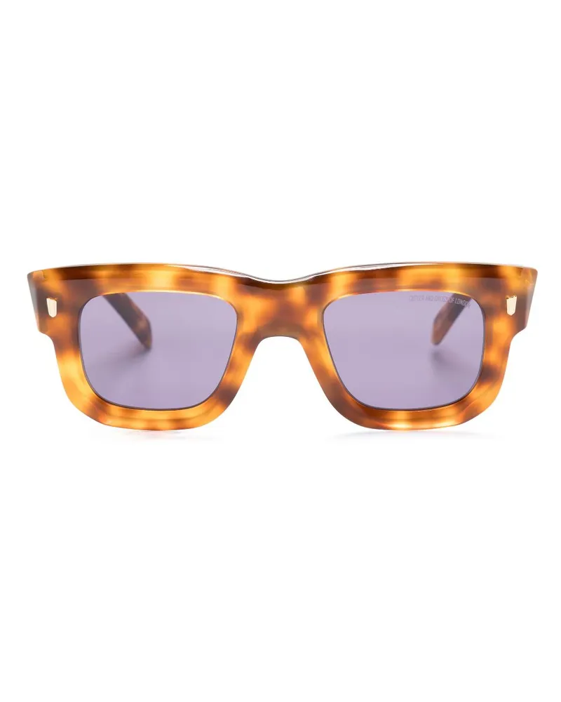 Cutler and Gross Sonnenbrille in Schildpattoptik - Braun Braun