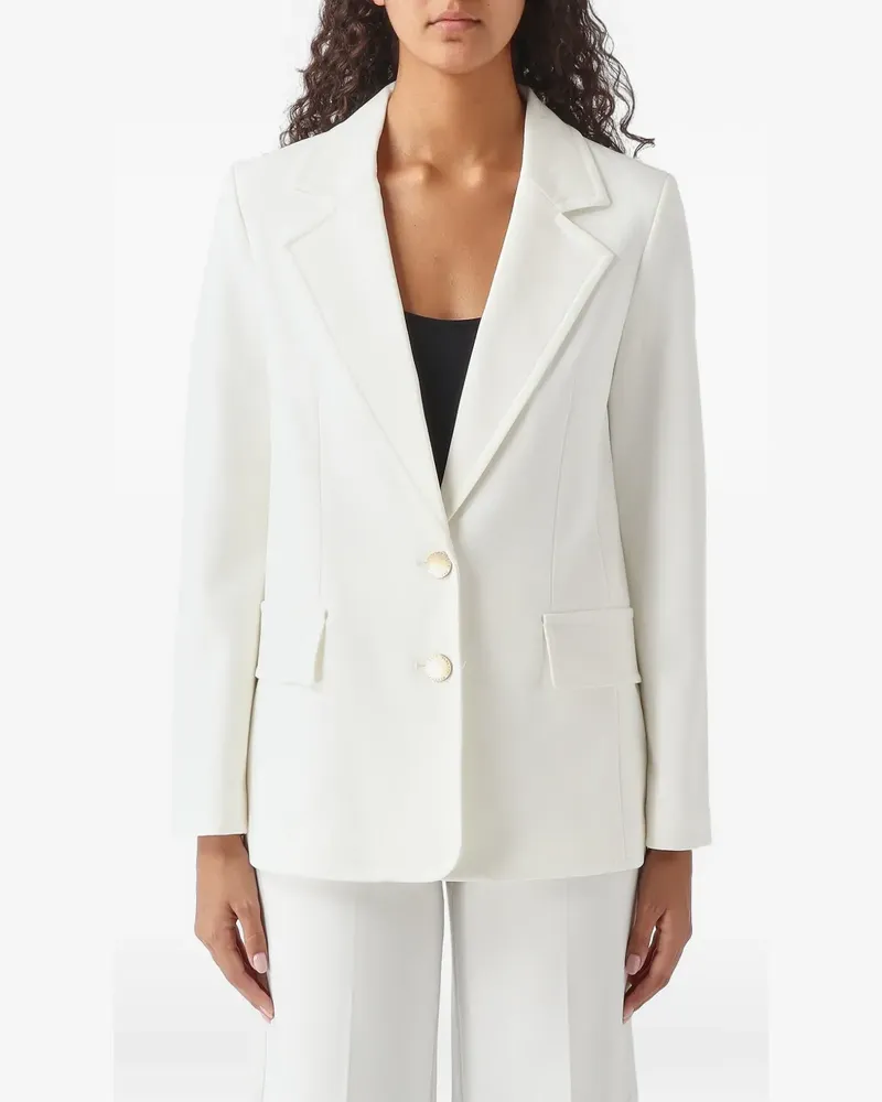 NENETTE Britti notched-lapel single-breasted jacket - Weiß Weiß
