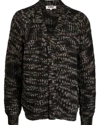 YMC Grob gestrickter Kurt Cardigan Mehrfarbig