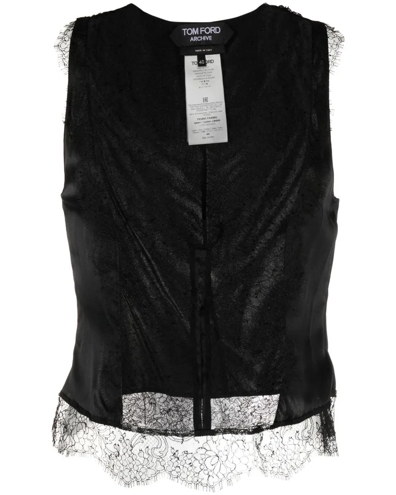 Tom Ford Camisole-Top - Schwarz Schwarz