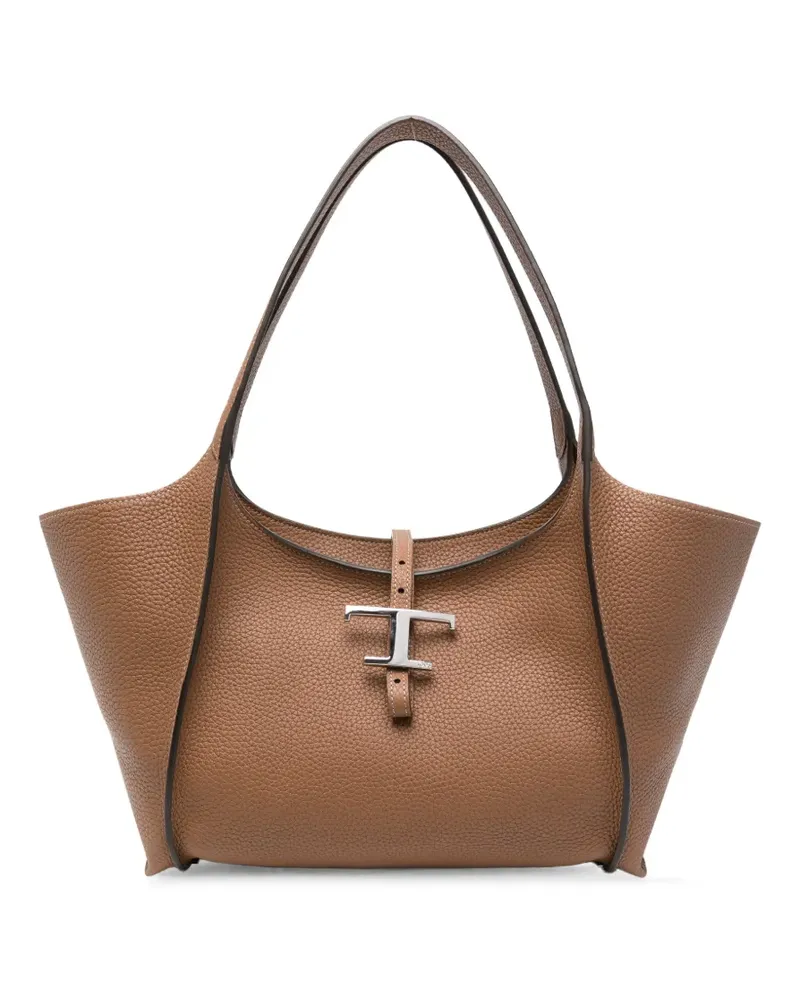 TOD'S T Timeless Schultertasche - Braun Braun