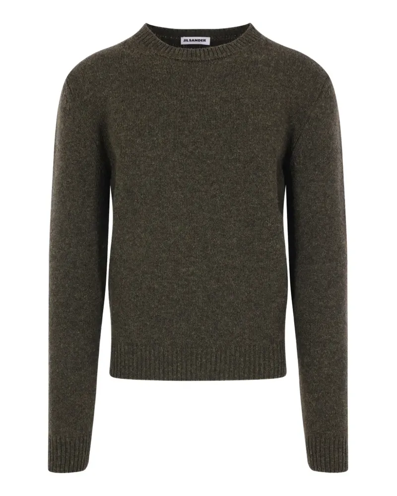 Jil Sander crew-neck wool sweater - Grün Grün