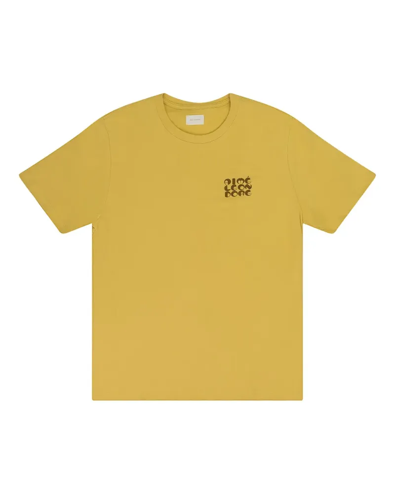 Aimé Leon Dore Stack T-Shirt mit Logo-Print - Gelb Gelb