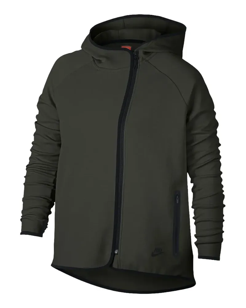 Nike Tech Fleece oversized zip-up cape hoodie - Grün Grün