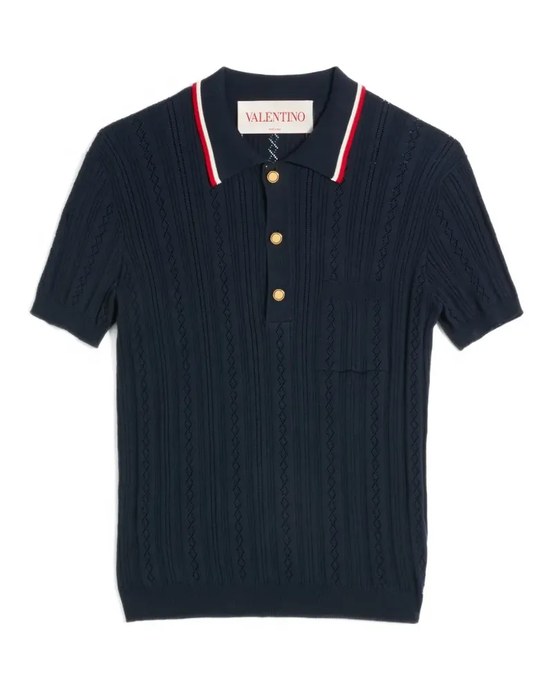 Valentino Garavani Klassisches Poloshirt - Blau Blau