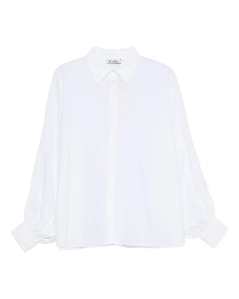 SoSUE Antonia cuffed-sleeve buttoned shirt - Weiß Weiß