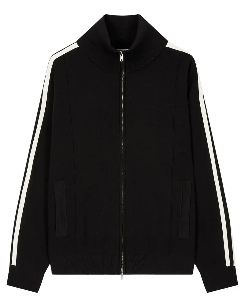 STUDIO TOMBOY Gestreifter Cardigan - Schwarz Schwarz