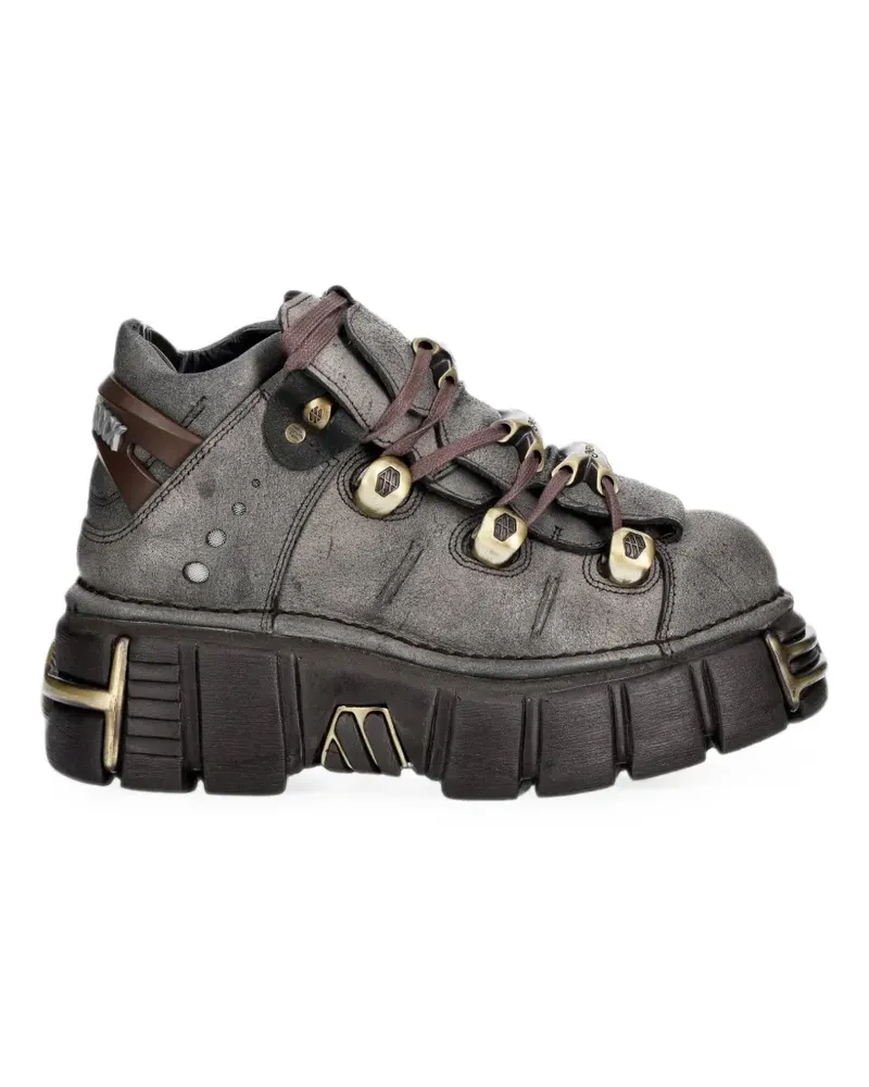 New Rock M-106XL-C196 platform ankle boots - Grau Grau