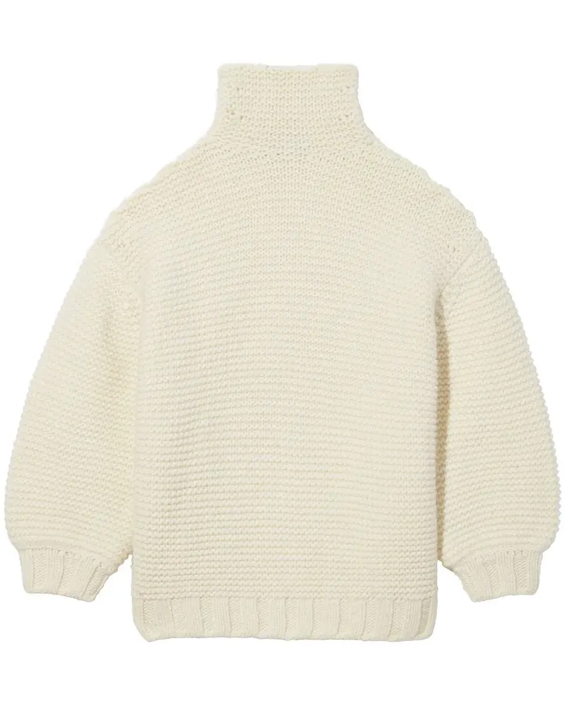 Proenza Schouler Gestrickter Rollkragenpullover - Weiß Weiß