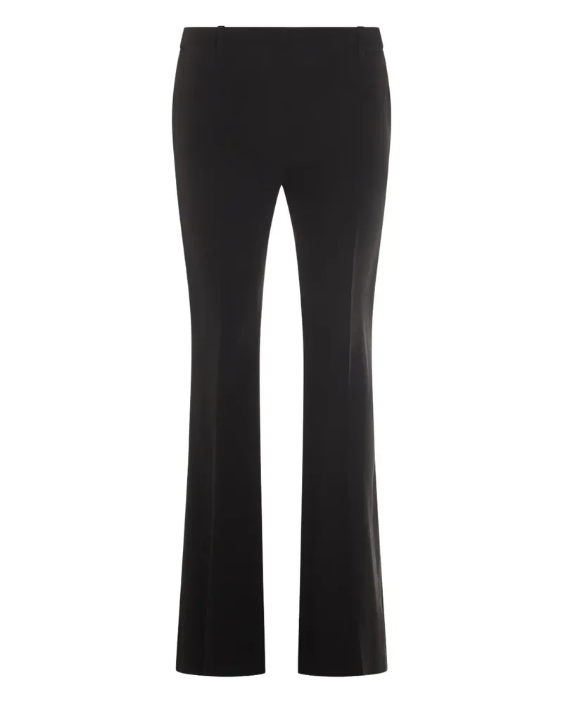 Alexander McQueen Ausgestellte Hose - Schwarz Schwarz