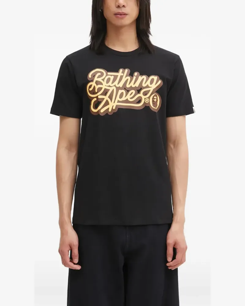 BAPE graphic-print T-shirt - Schwarz Schwarz