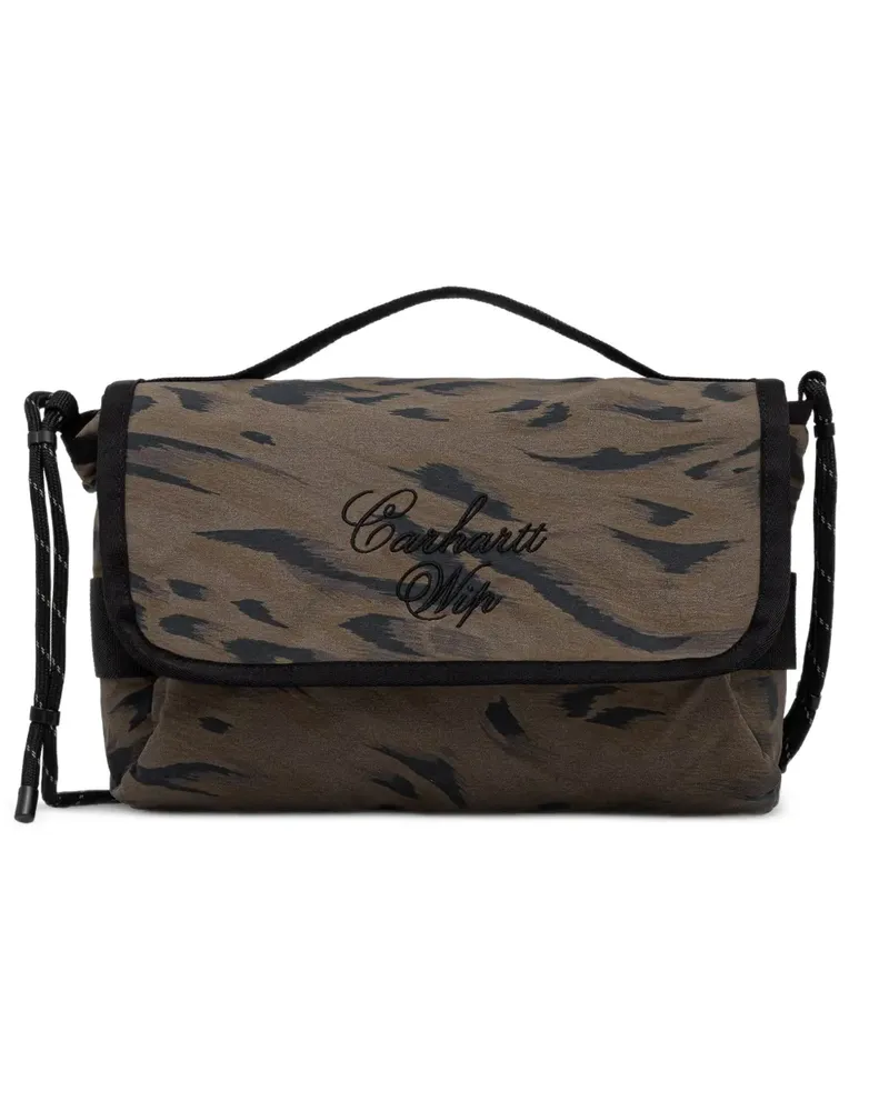 Carhartt WIP Gürteltasche mit Tigerstickerei - Braun Braun