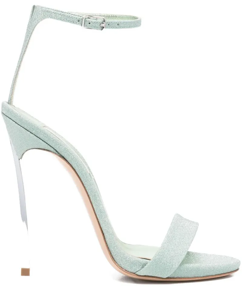 Casadei Marta Solar Eclipse Stiletto-Sandalen 100mm - Grün Grün