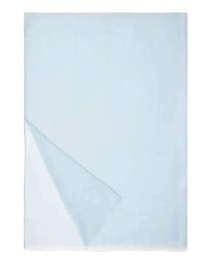 Loro Piana Unique Stole fringed scarf - Blau Blau