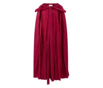 Plissiertes Cape - Rot