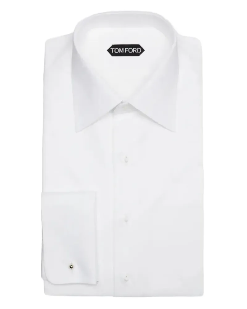 Tom Ford cufflink button-down shirt - Weiß Weiß