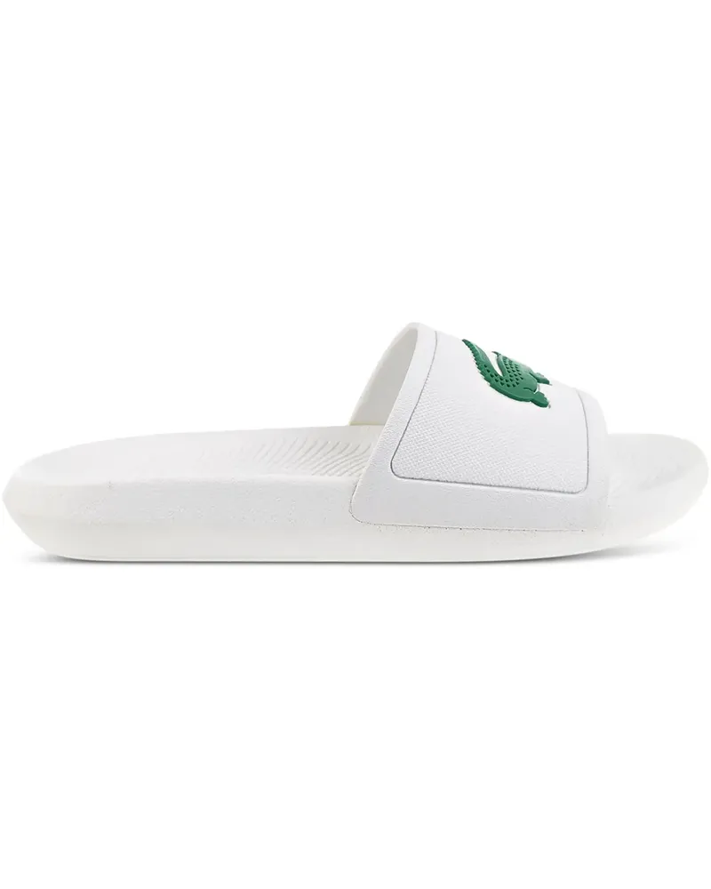Lacoste Croco Pantoletten - Weiß Weiß