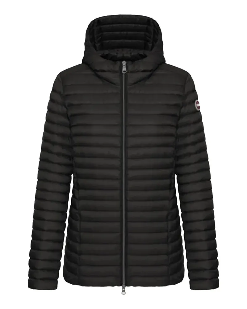 Colmar quilted hooded puffer jacket - Schwarz Schwarz