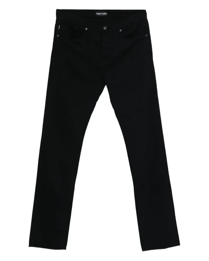 Tom Ford Hose mit geradem Bein - Schwarz Schwarz