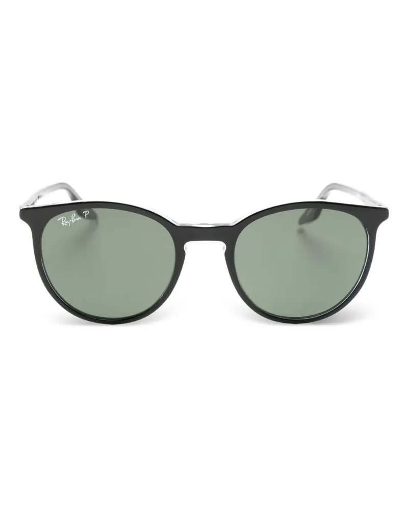 Ray Ban round-frame sunglasses - Schwarz Schwarz