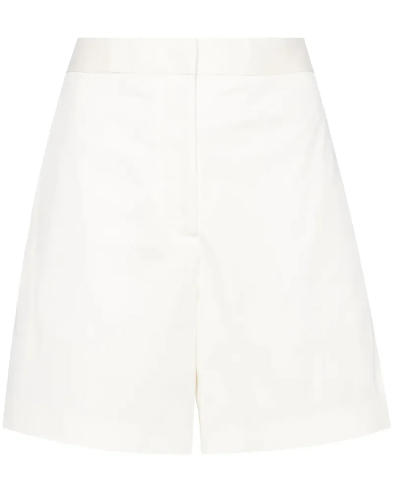 Fabiana Filippi Twill-Shorts mit hohem Bund - Weiß Weiß